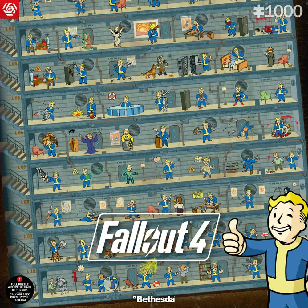 Fallout 4 Puzzle Perk Poster (1000 pieces) product photo