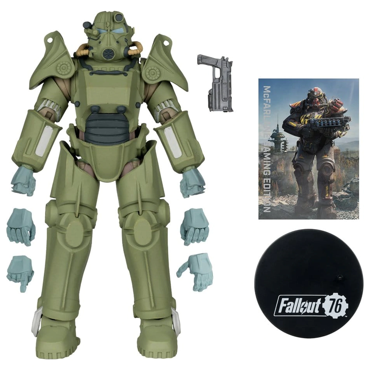 Fallout 76 Gaming Edition Action Figure T-45 Military Armor (Red Platinum Edition) 20 cm product photo