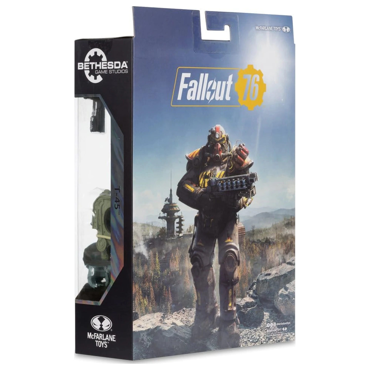 Fallout 76 Gaming Edition Action Figure T-45 Military Armor (Red Platinum Edition) 20 cm product photo