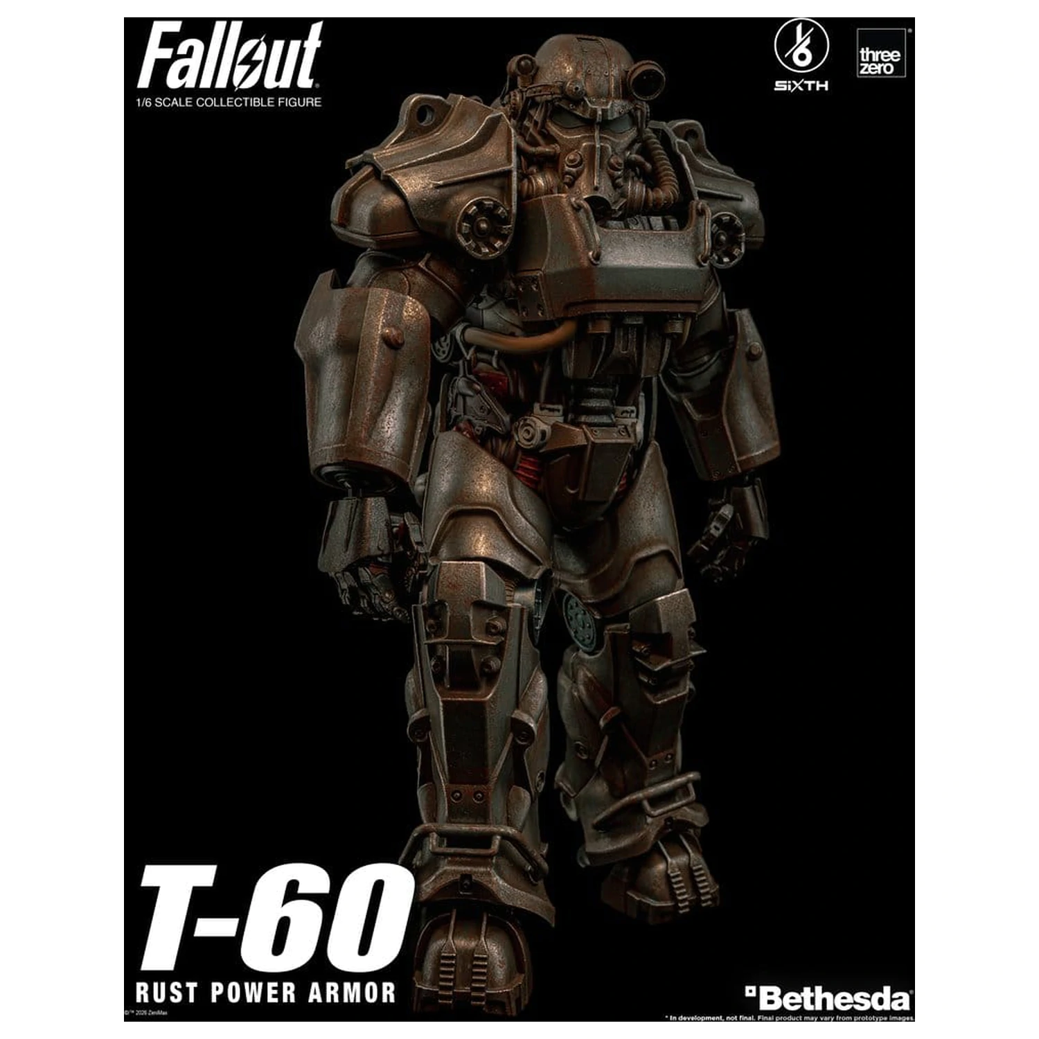 Fallout Action Figure 1/6 T-60 Rust Power Armor product photo