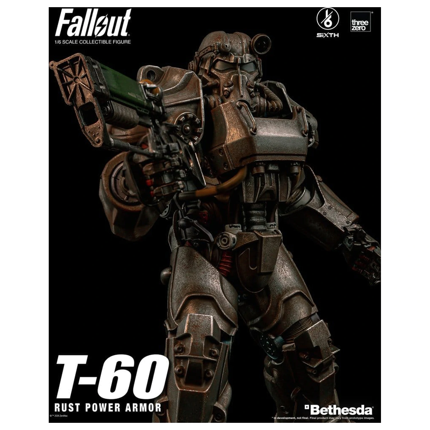 Fallout Action Figure 1/6 T-60 Rust Power Armor product photo