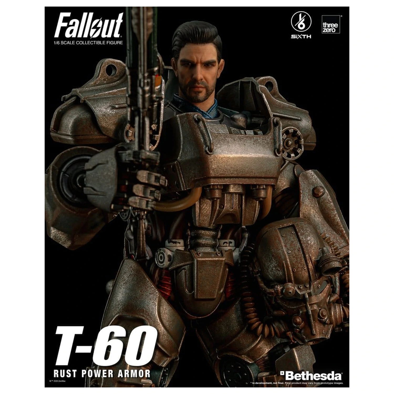 Fallout Action Figure 1/6 T-60 Rust Power Armor product photo