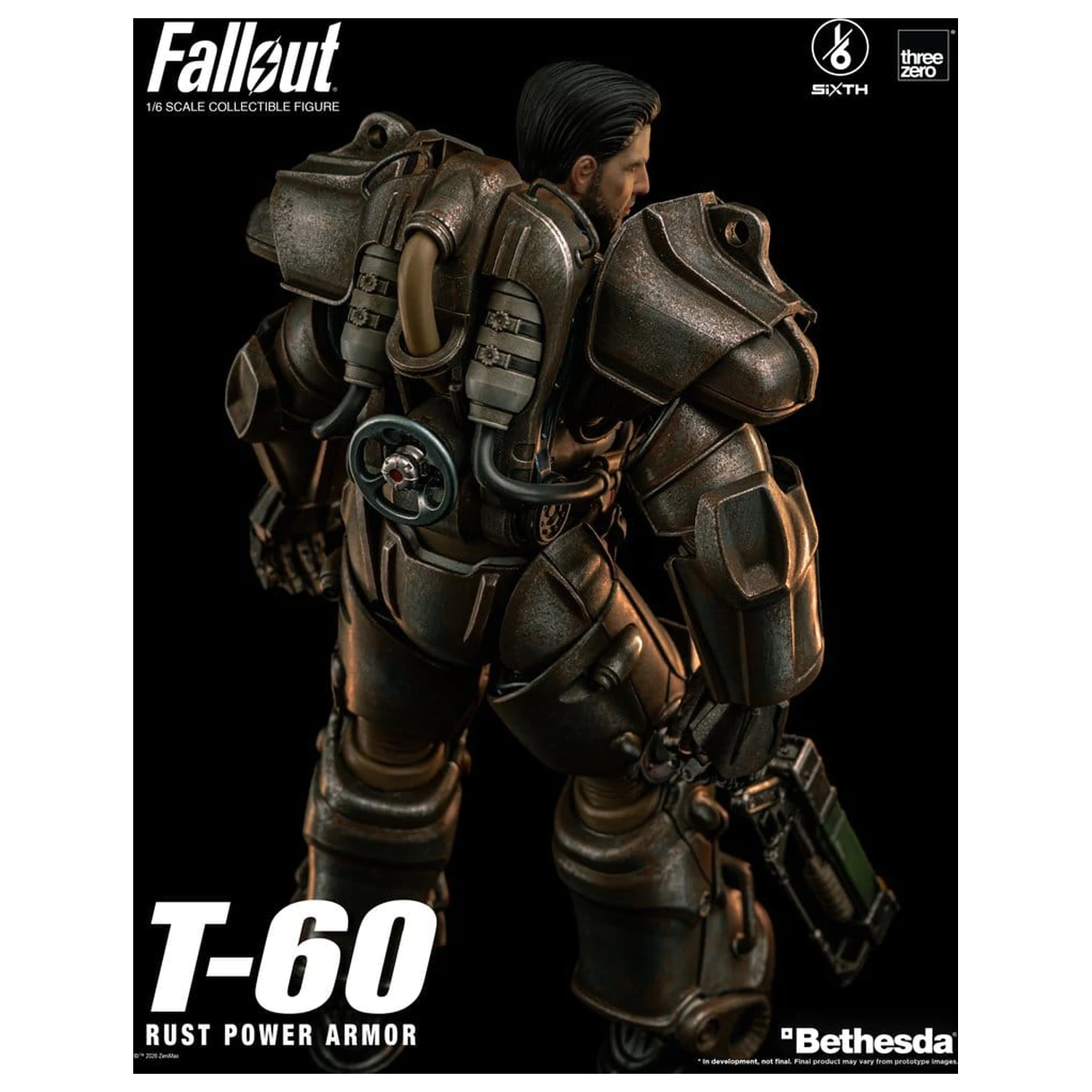 Fallout Action Figure 1/6 T-60 Rust Power Armor product photo