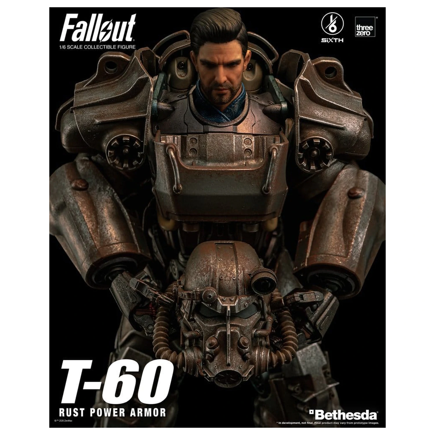 Fallout Action Figure 1/6 T-60 Rust Power Armor product photo