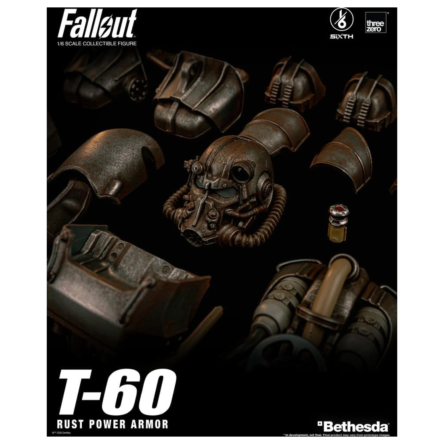 Fallout Action Figure 1/6 T-60 Rust Power Armor product photo