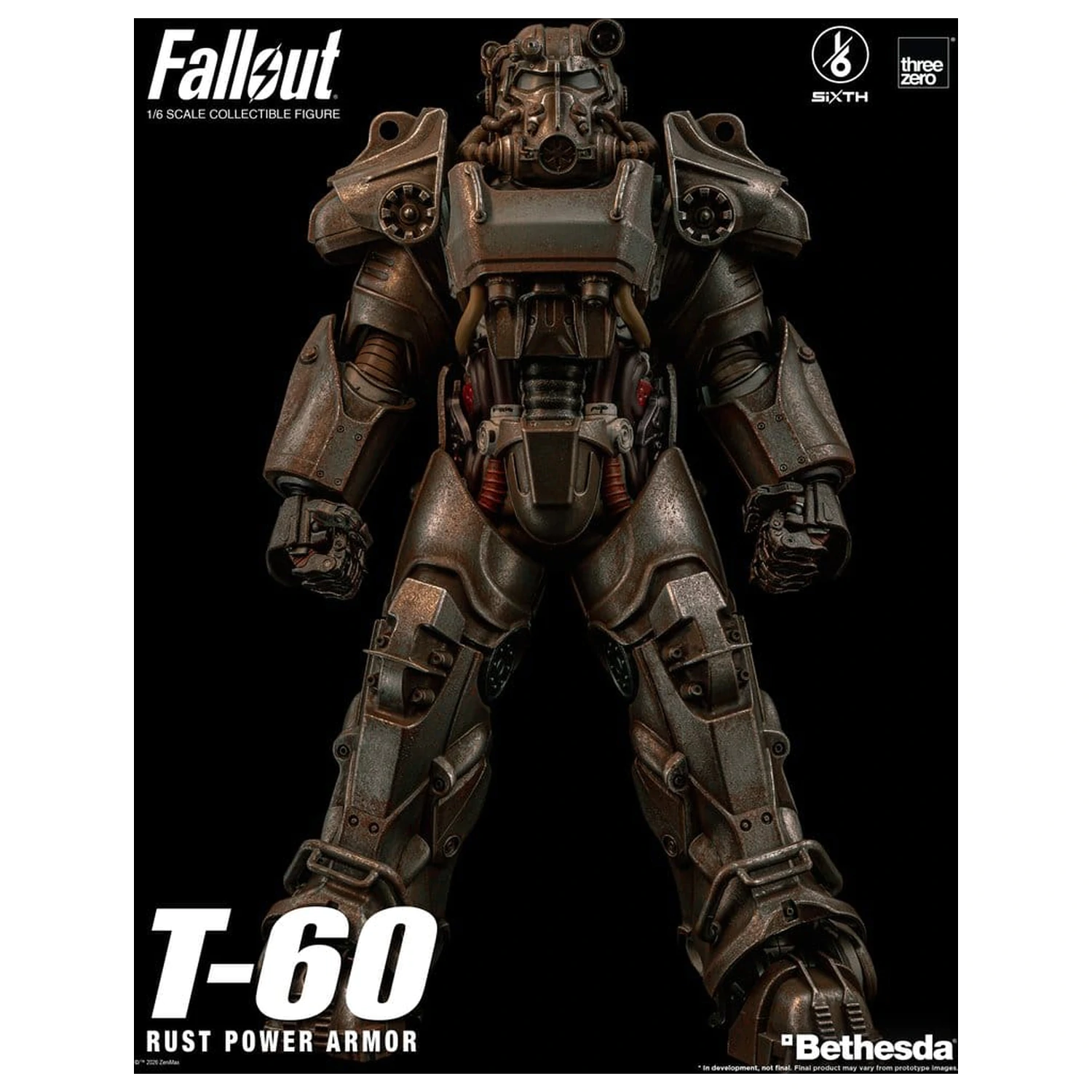 Fallout Action Figure 1/6 T-60 Rust Power Armor product photo