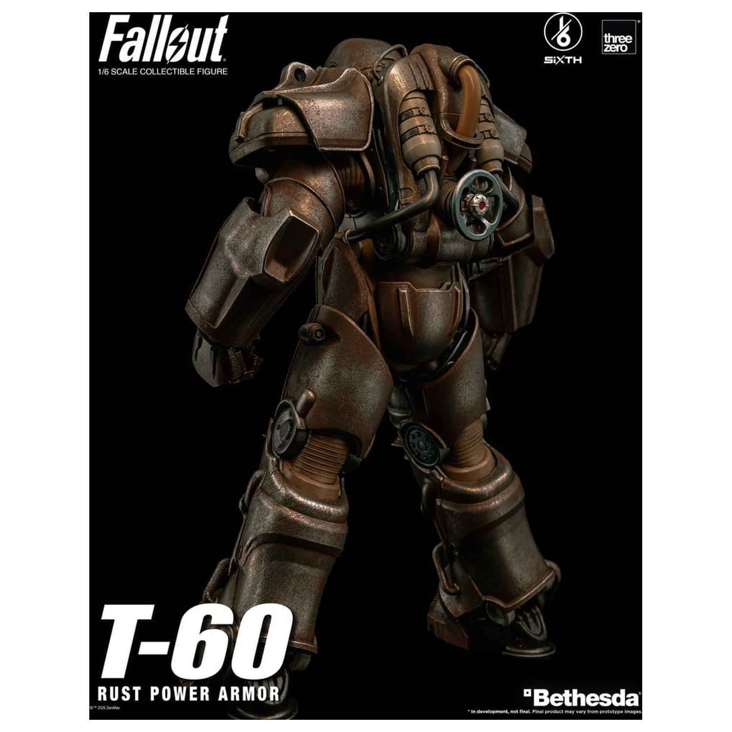 Fallout Action Figure 1/6 T-60 Rust Power Armor product photo
