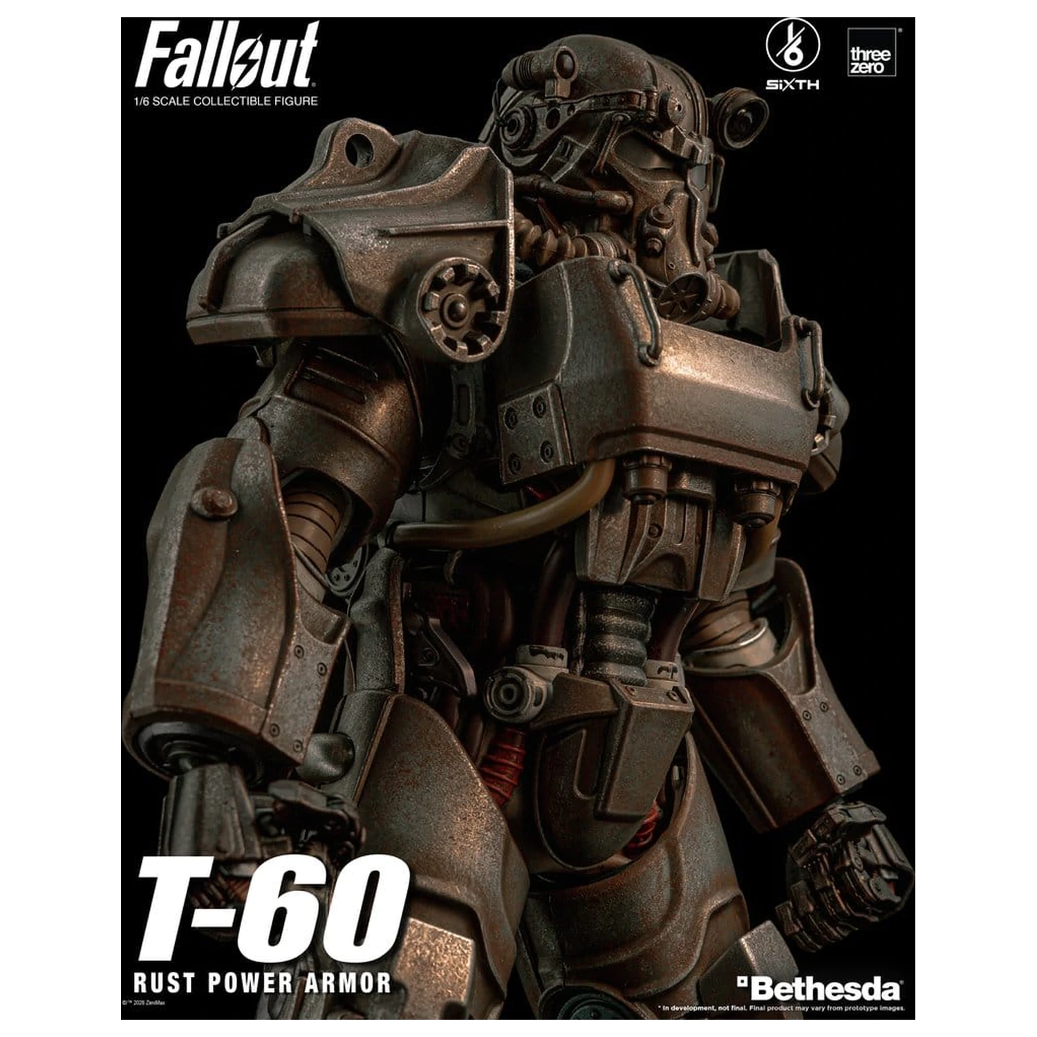 Fallout Action Figure 1/6 T-60 Rust Power Armor product photo