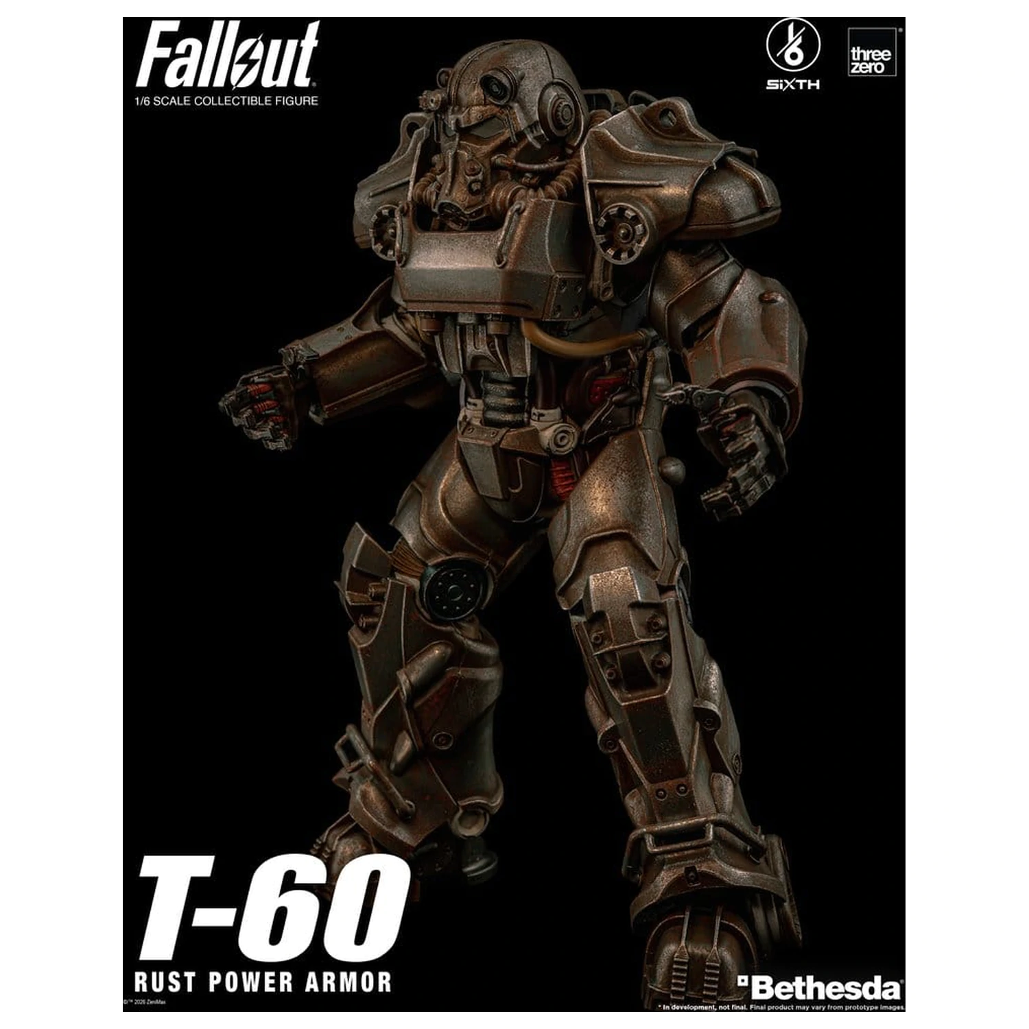 Fallout Action Figure 1/6 T-60 Rust Power Armor product photo