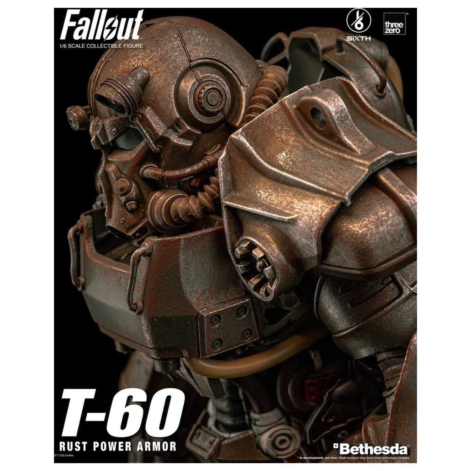 Fallout Action Figure 1/6 T-60 Rust Power Armor product photo