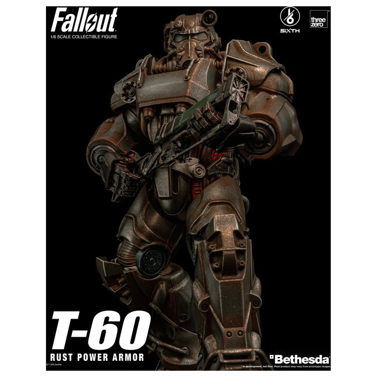 Fallout Action Figure 1/6 T-60 Rust Power Armor product photo