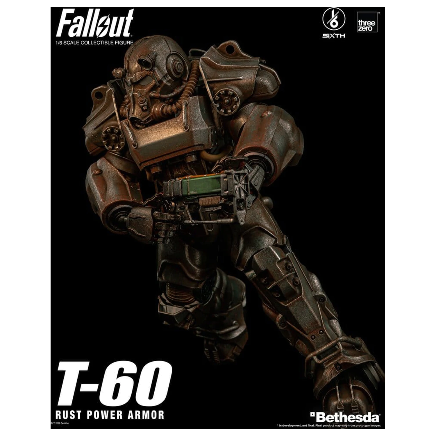 Fallout Action Figure 1/6 T-60 Rust Power Armor product photo