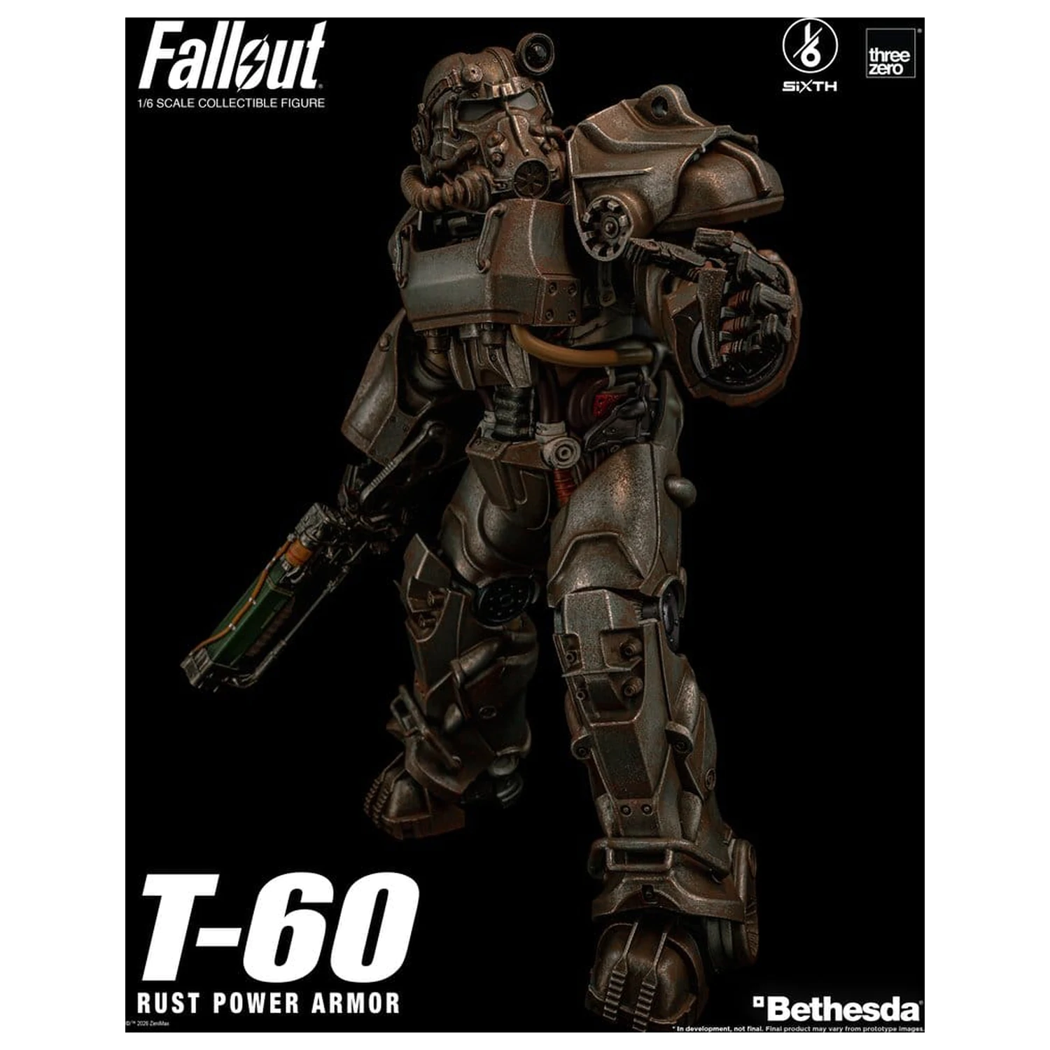 Fallout Action Figure 1/6 T-60 Rust Power Armor product photo