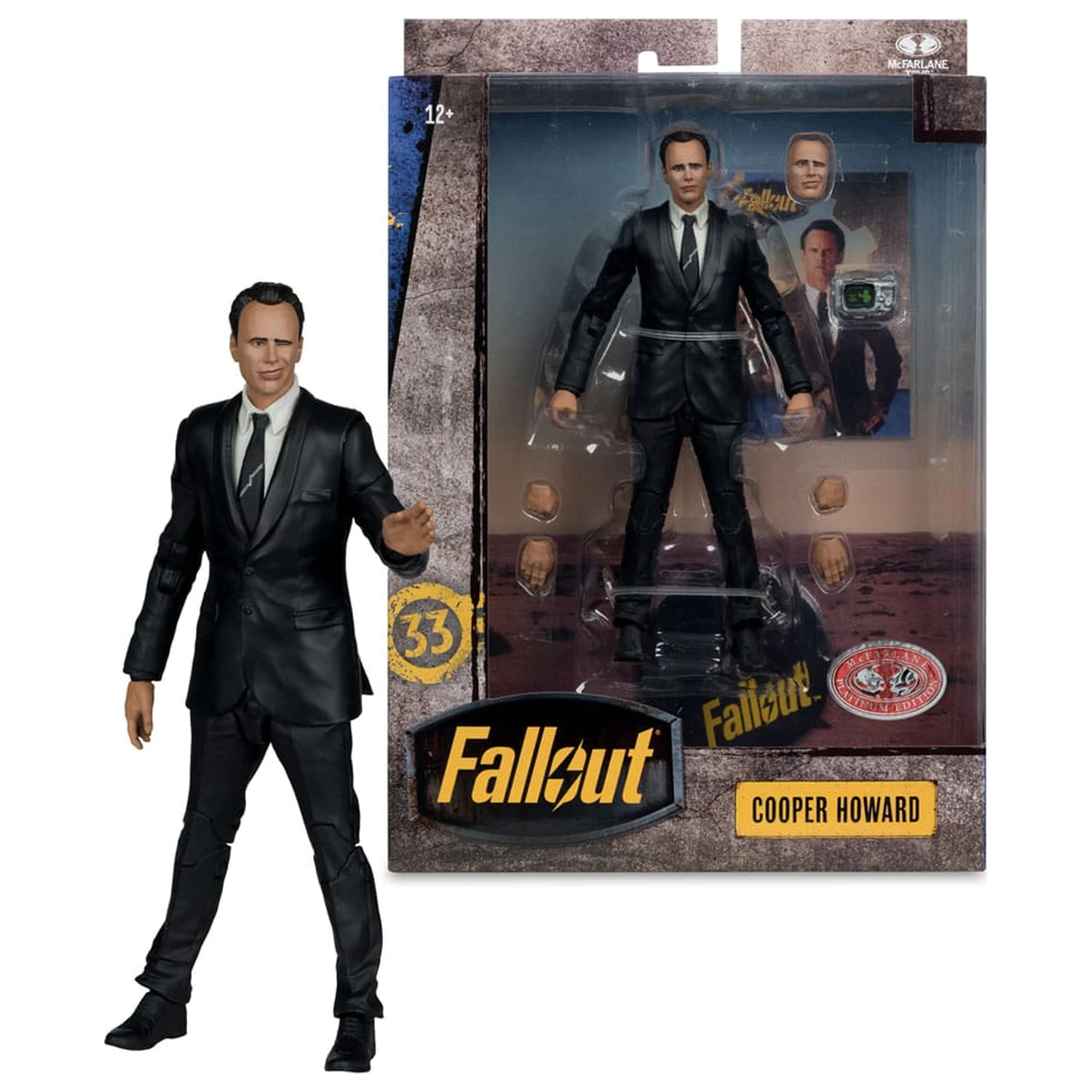 Fallout Action Figure Cooper Howard (Red Platinum Edition) 17 cm product photo