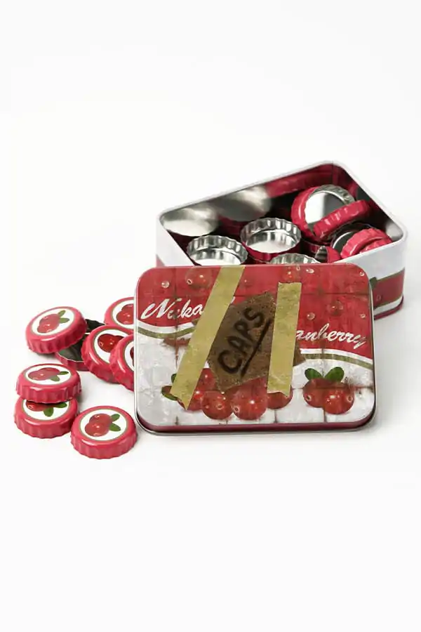 Fallout Bottle Caps Series Collectible Tin Nuka Cranberry 10 cm product photo