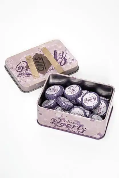 Fallout Bottle Caps Series Collectible Tin Nuka Quartz 10 cm product photo