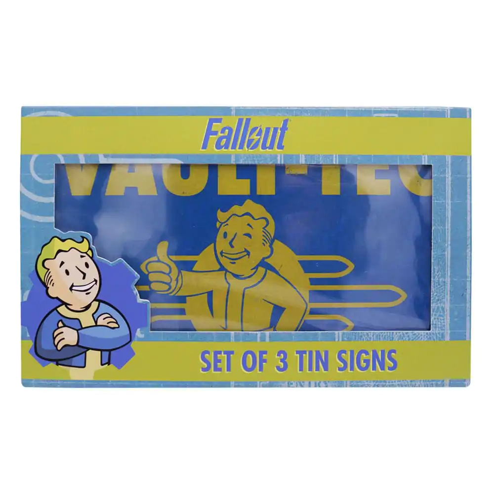 Fallout Tin Signs 3 Pack Brands product photo