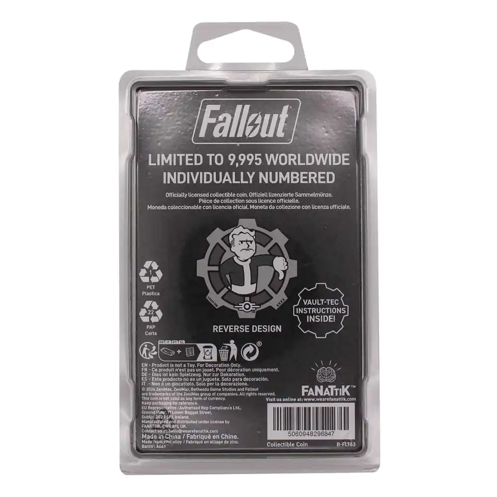 Fallout Collectable Coin Decision Black & White Limited Edition product photo