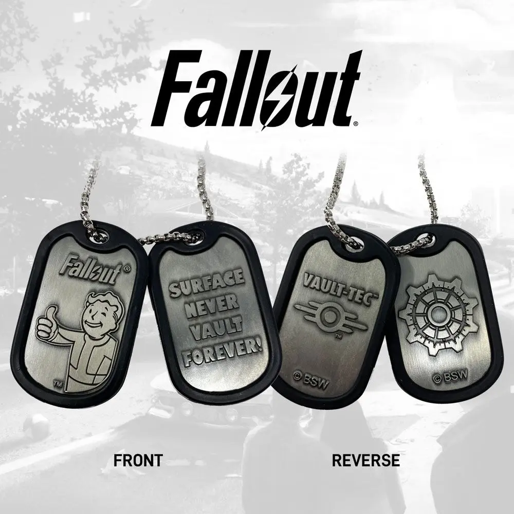 Fallout Dog Tags with ball chain Logo product photo