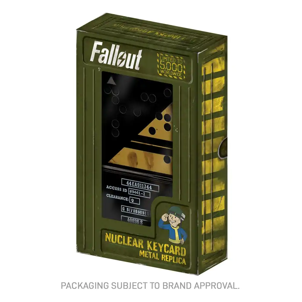 Fallout Eternal Replica Nuclear Keycard Limited Edition termékfotó