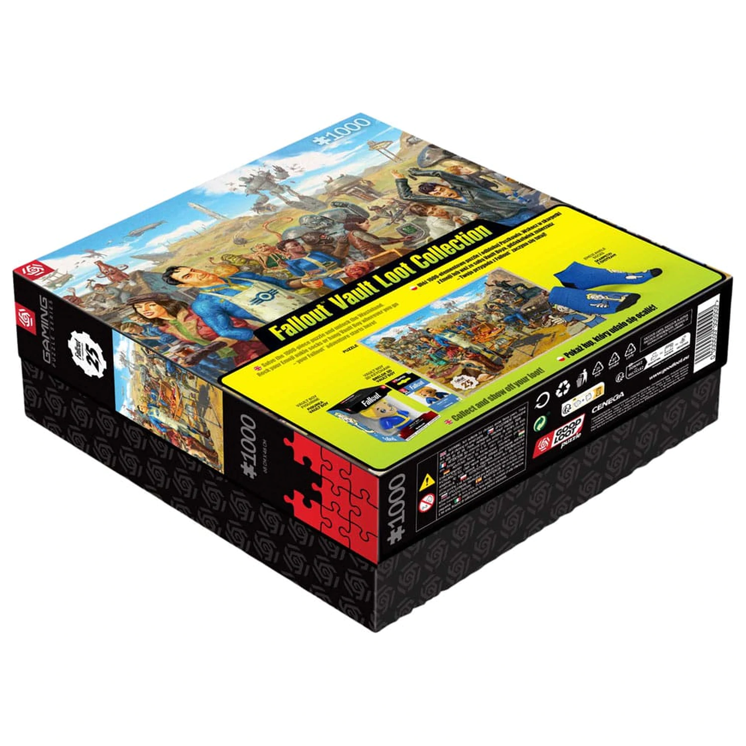 Fallout gift set Fallout Vault Loot Collection (Puzzle, socks, figurine & key ring) product photo