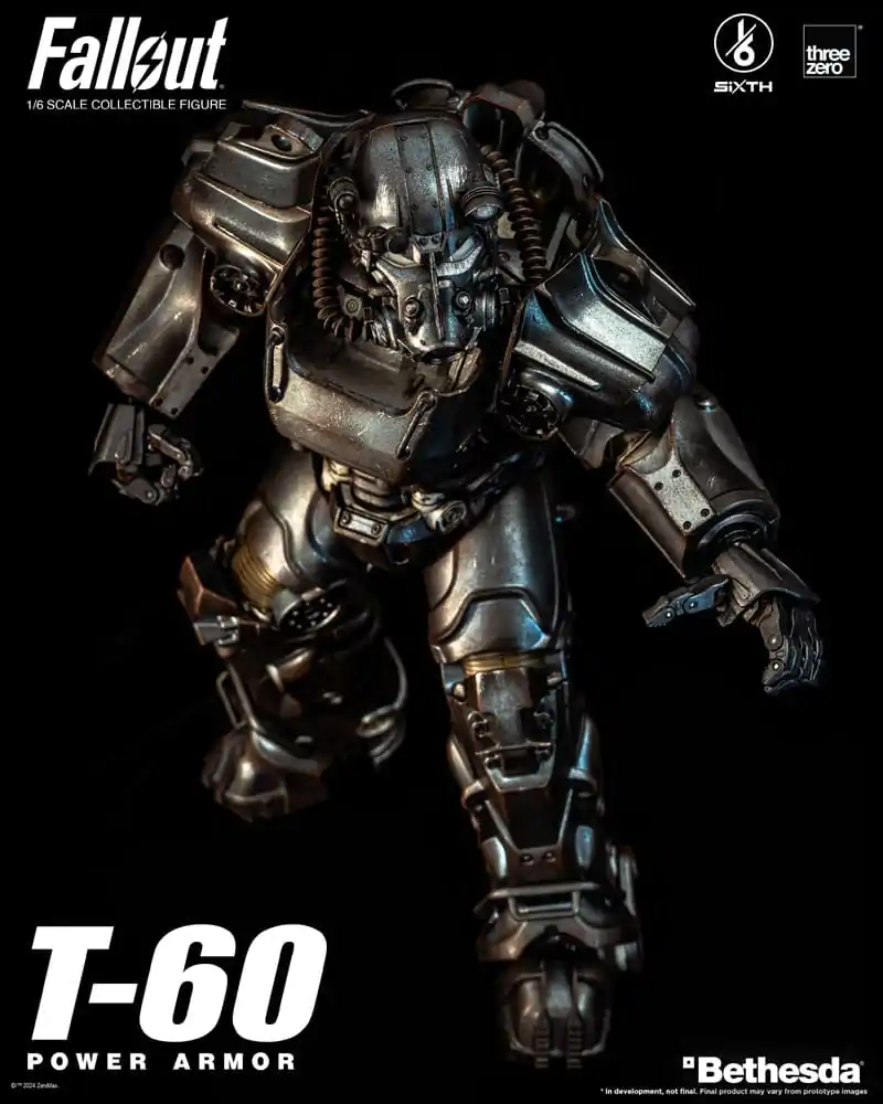 Fallout FigZero Action Figure 1/6 T-60 Power Armor 37 cm termékfotó