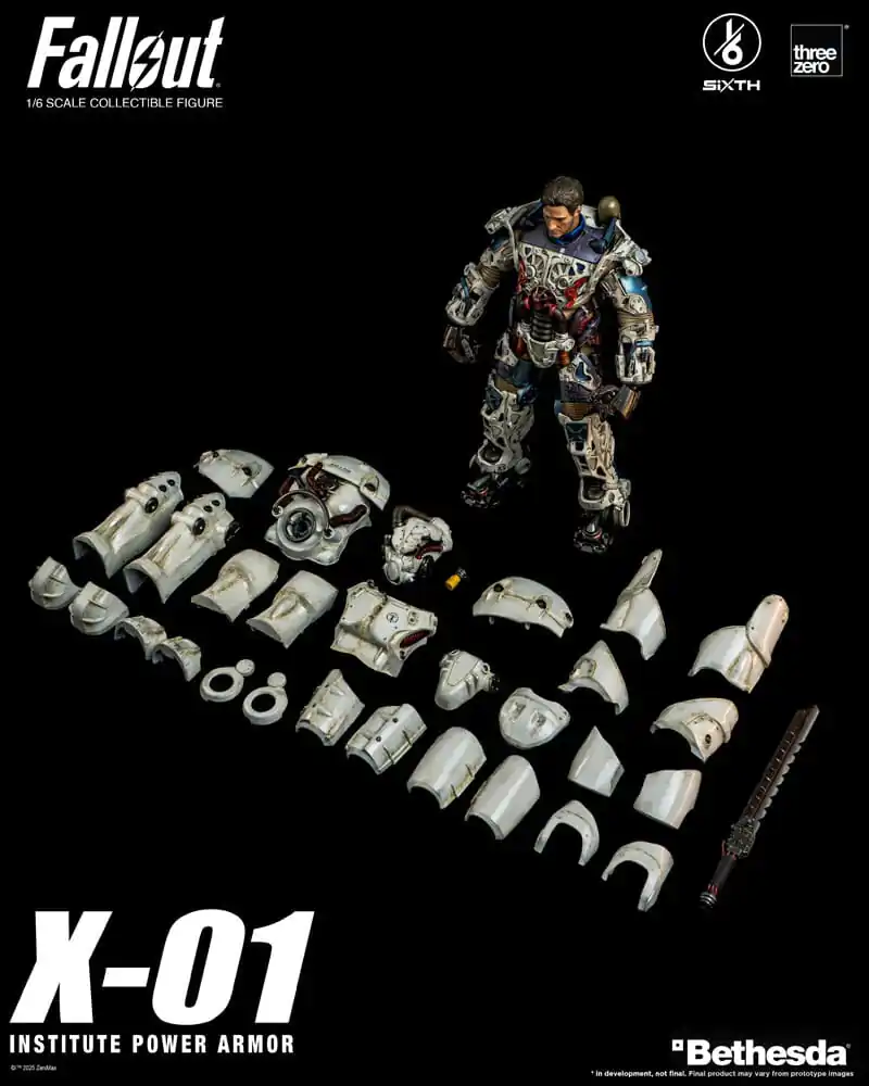 Fallout FigZero Action Figure 1/6 X-01 Institute Power Armor 37 cm  product photo