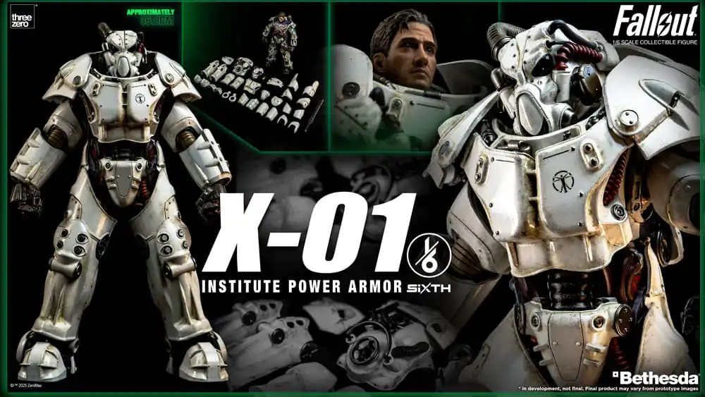 Fallout FigZero Action Figure 1/6 X-01 Institute Power Armor 37 cm  product photo