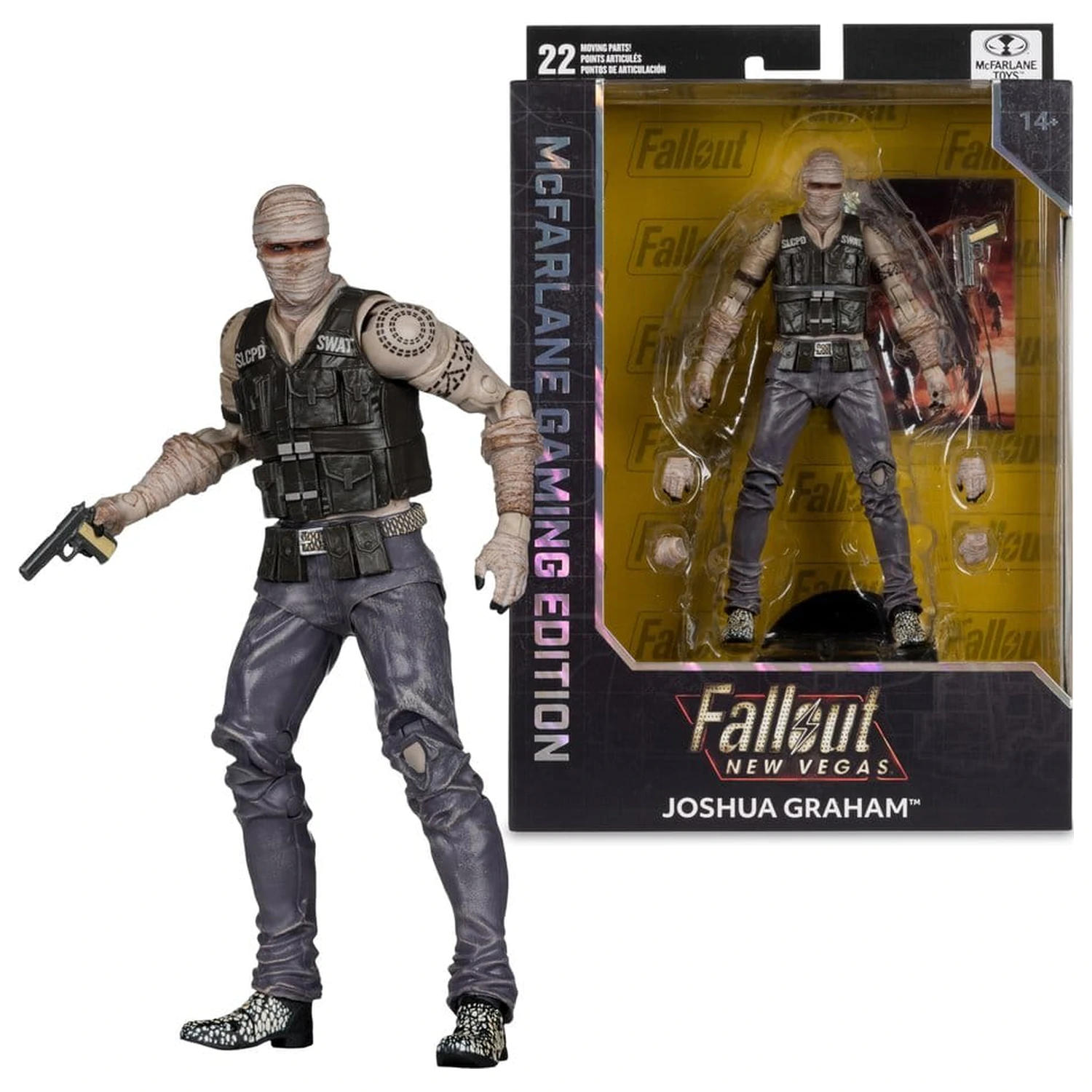 Fallout Gaming Edition Action Figure Joshua Graham 17 cm product photo