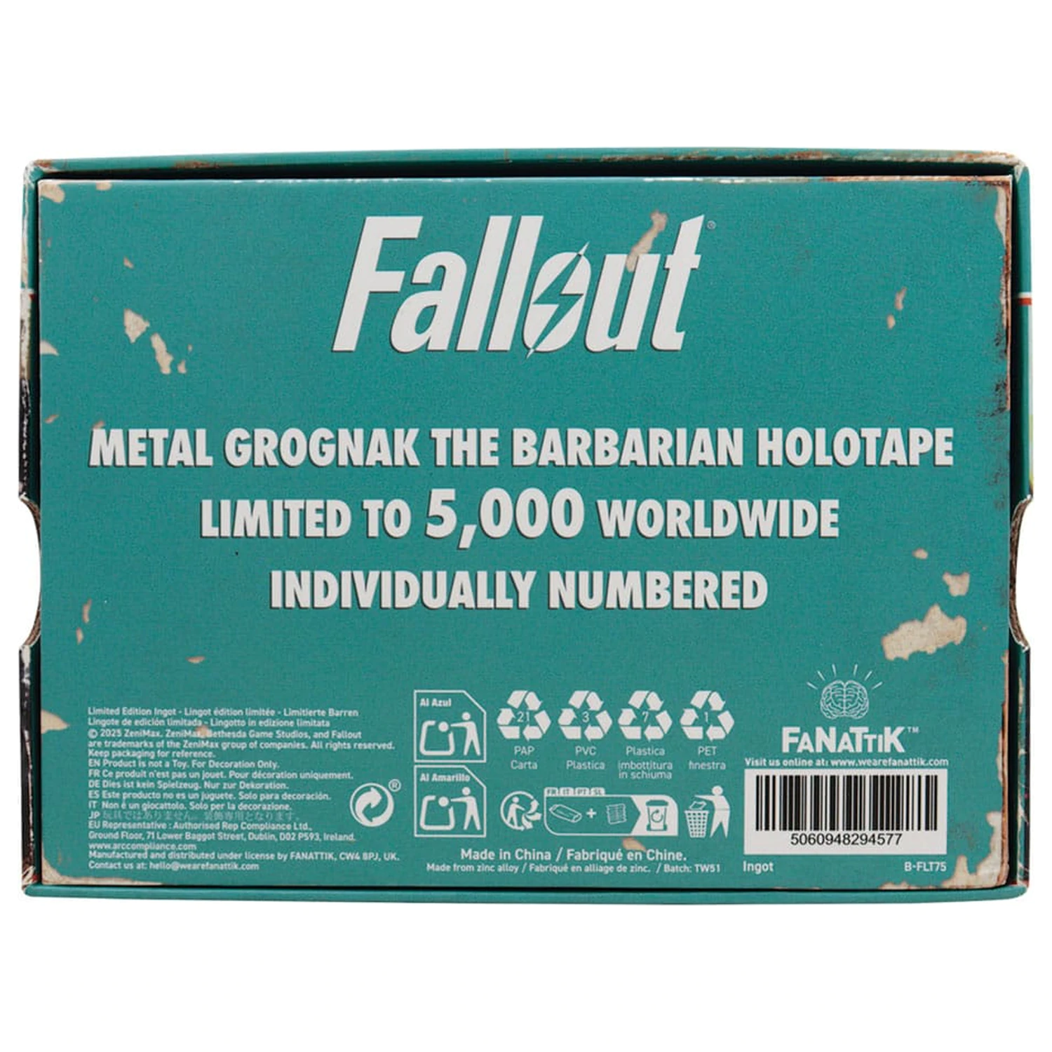 Fallout Replica Grognak the Barbarian Holotape product photo