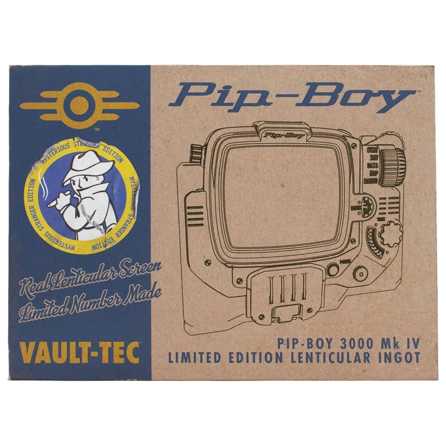 Fallout Ingot Pip-Boy Limited Edition Lenticular Mysterious Stranger Variant product photo