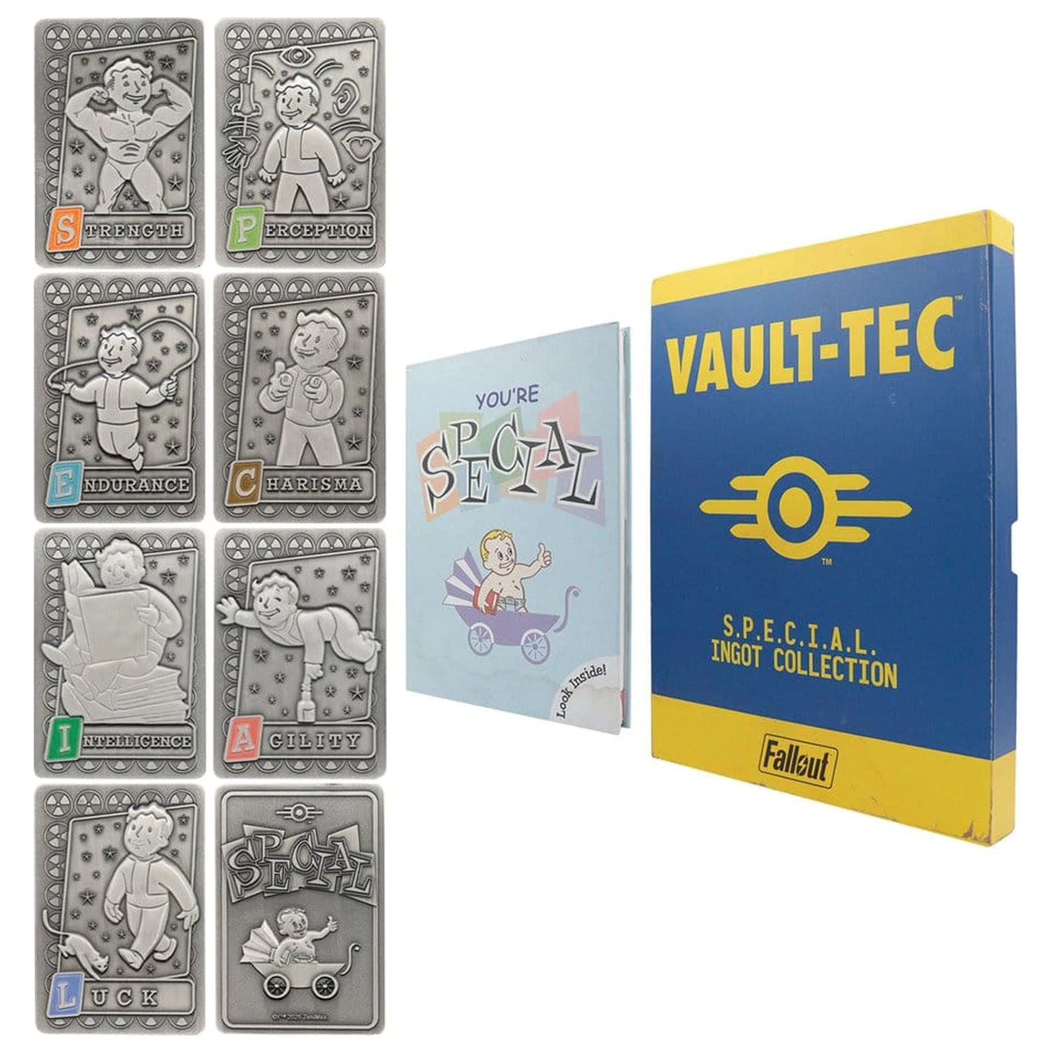 Fallout Ingots with Album S.P.E.C.I.A.L. Perk Card Collector’s Album product photo