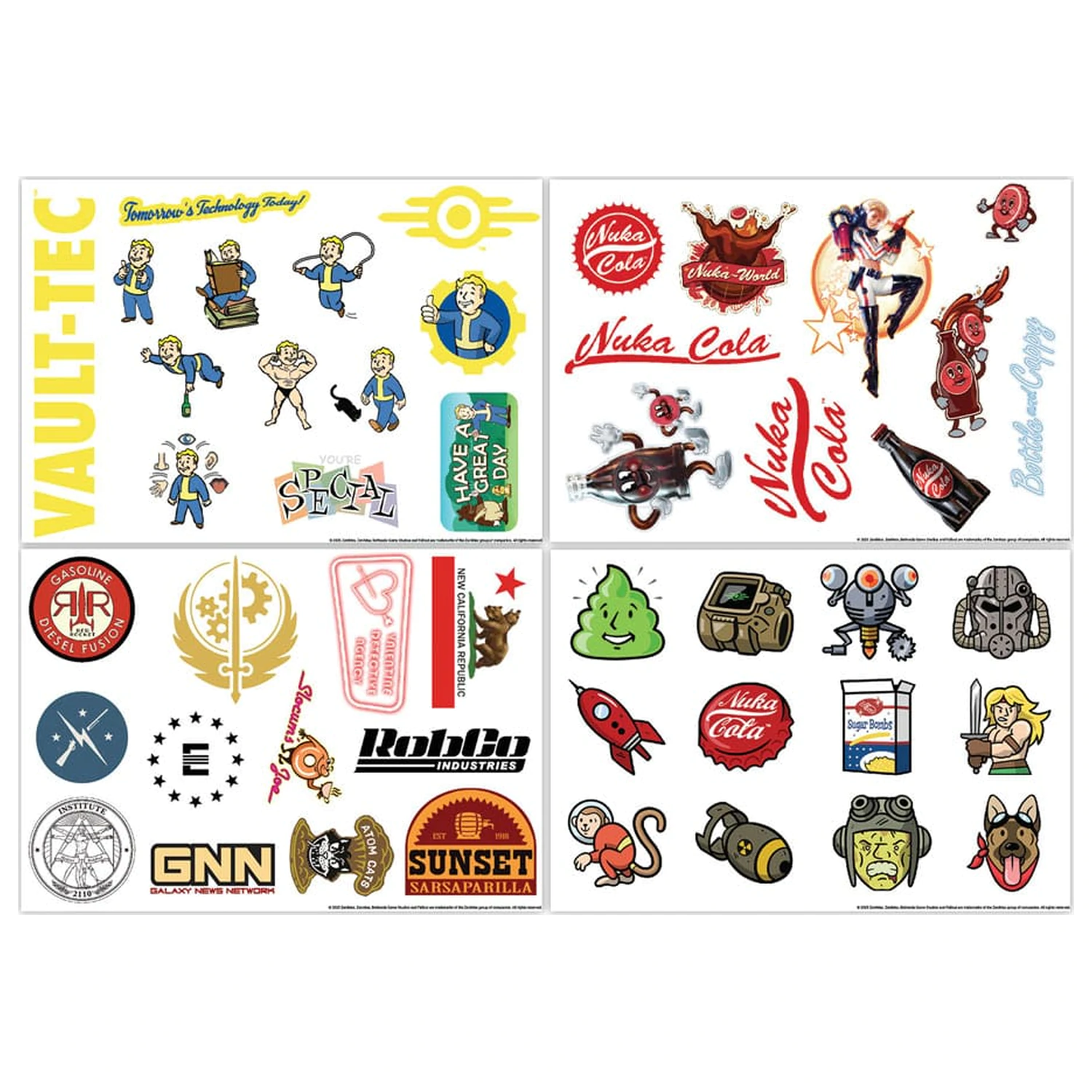 Fallout Tech Sticker Pack  product photo