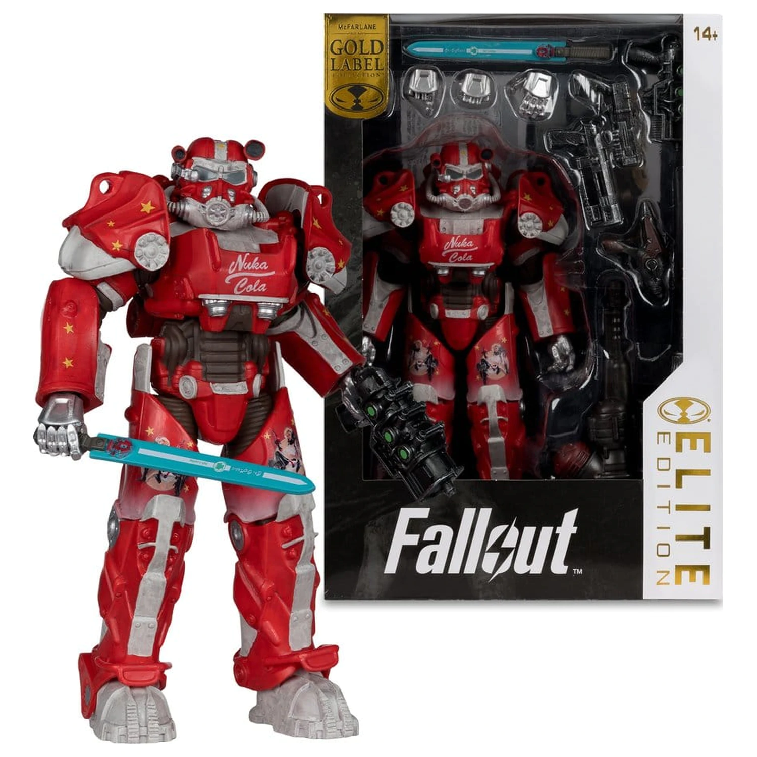 Fallout McFarlane Elite Edition Action Figure Fallout 76 Nuka Cola T-60 (Gold Label) 19 cm product photo