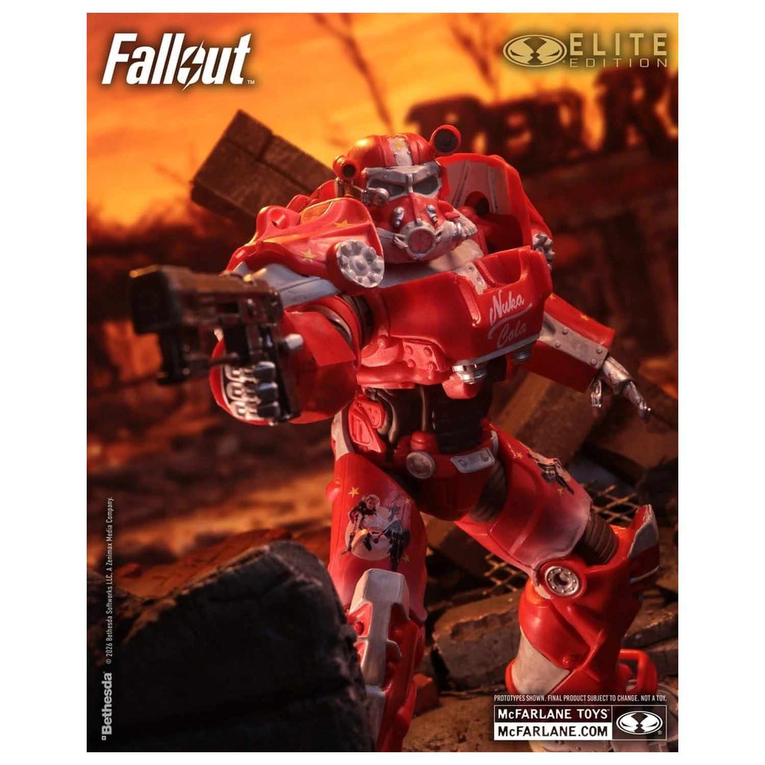 Fallout McFarlane Elite Edition Action Figure Fallout 76 Nuka Cola T-60 (Gold Label) 19 cm product photo