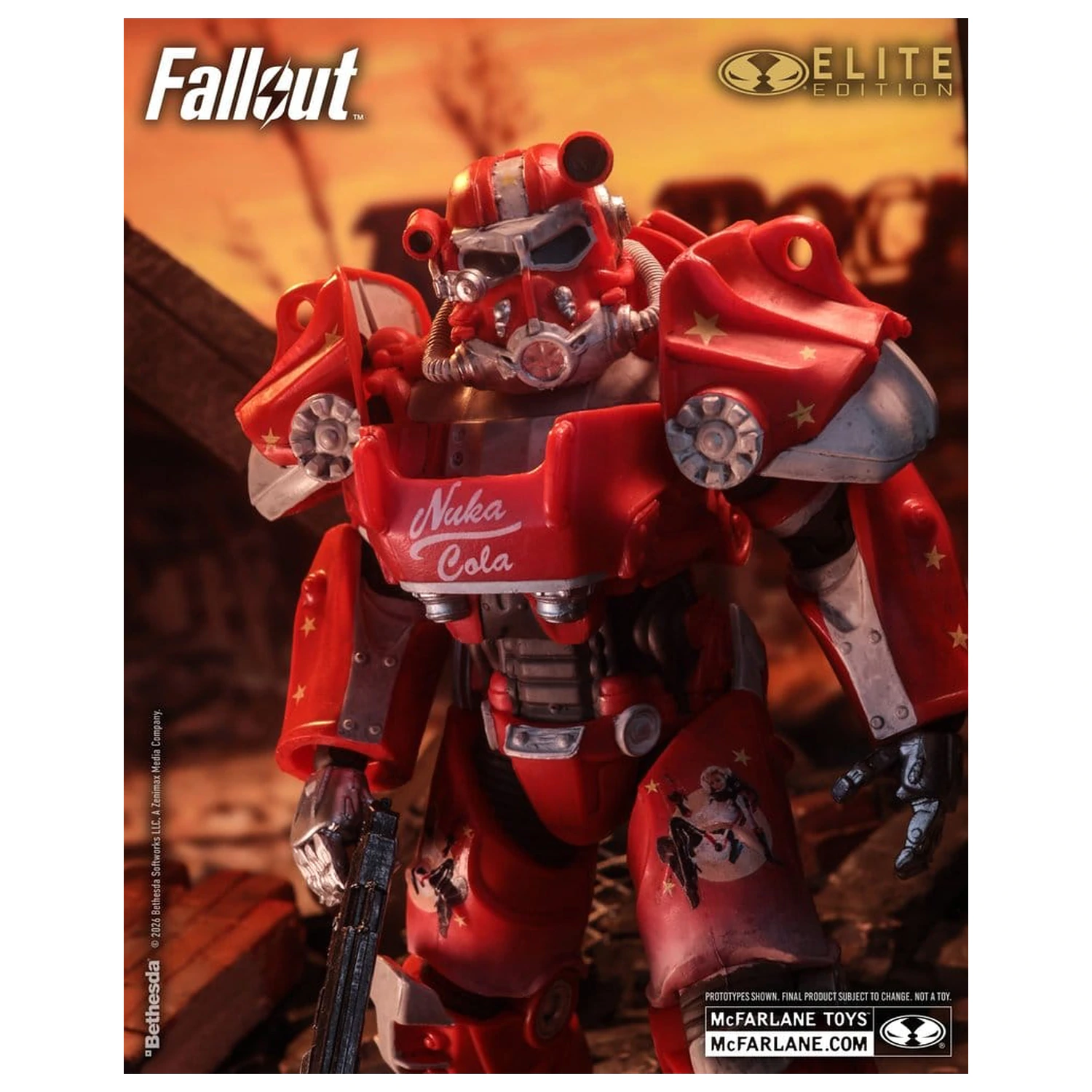Fallout McFarlane Elite Edition Action Figure Fallout 76 Nuka Cola T-60 (Gold Label) 19 cm product photo