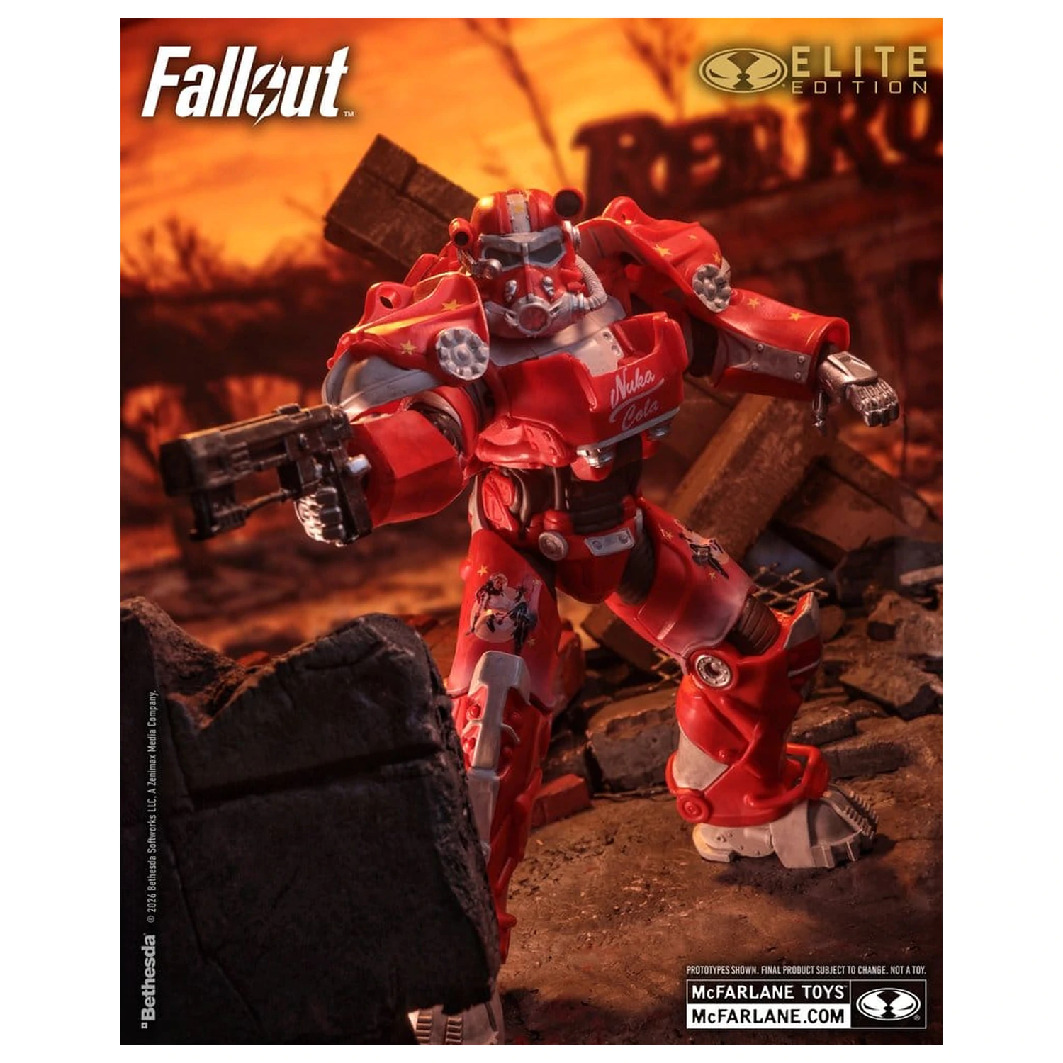 Fallout McFarlane Elite Edition Action Figure Fallout 76 Nuka Cola T-60 (Gold Label) 19 cm product photo