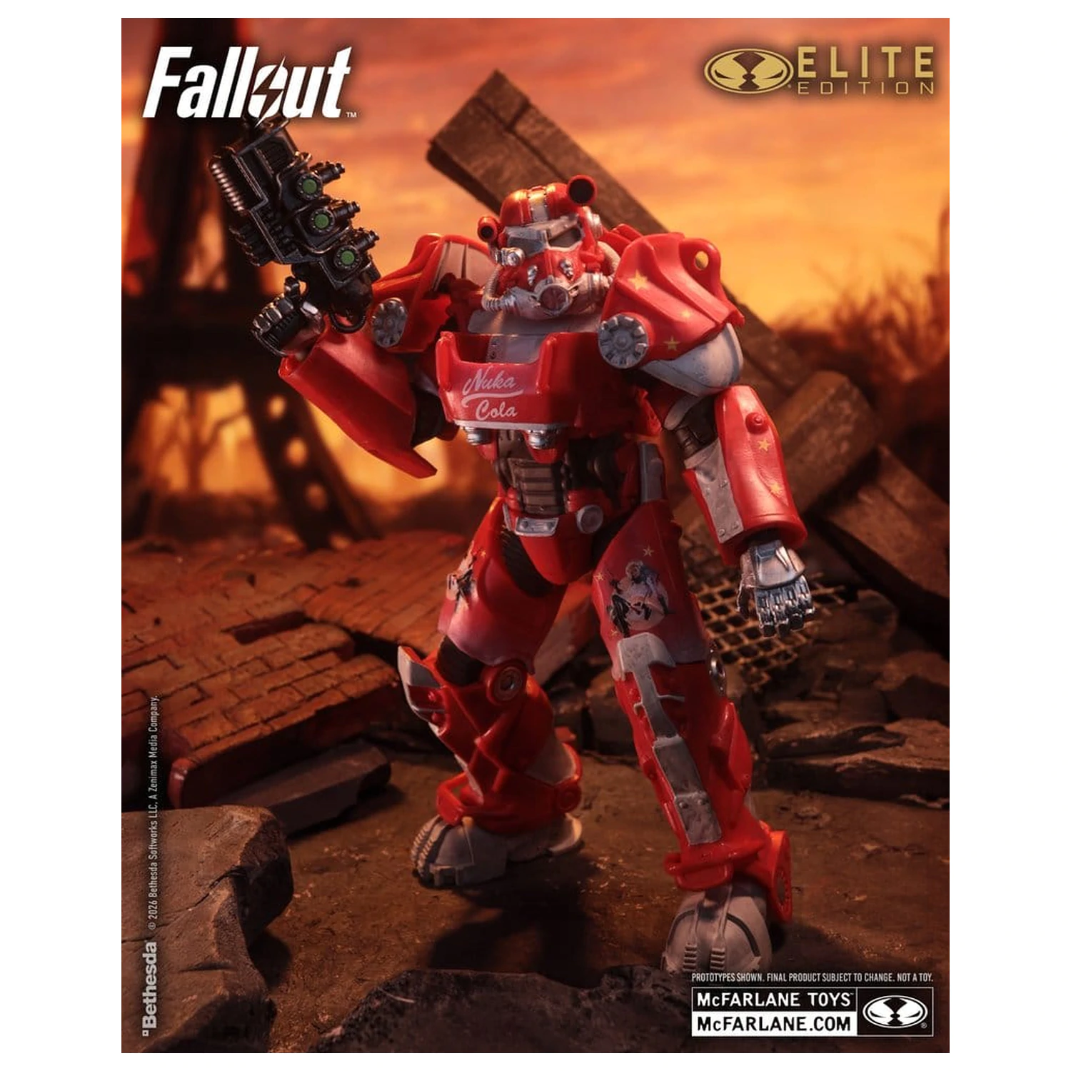Fallout McFarlane Elite Edition Action Figure Fallout 76 Nuka Cola T-60 (Gold Label) 19 cm product photo