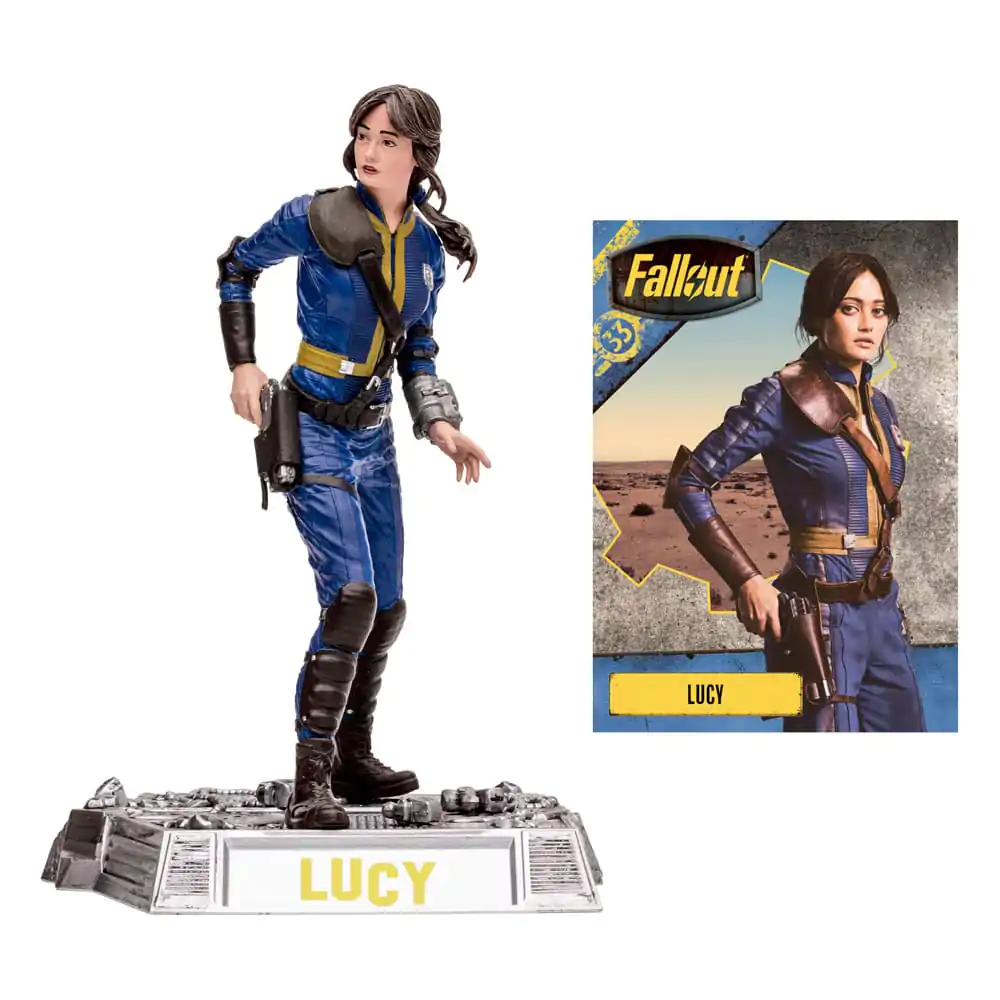 Fallout Movie Maniacs Action Figure 3-Pack Lucy &amp; Maximus &amp; The Ghoul (GITD) (Gold Label) 15 cm product photo