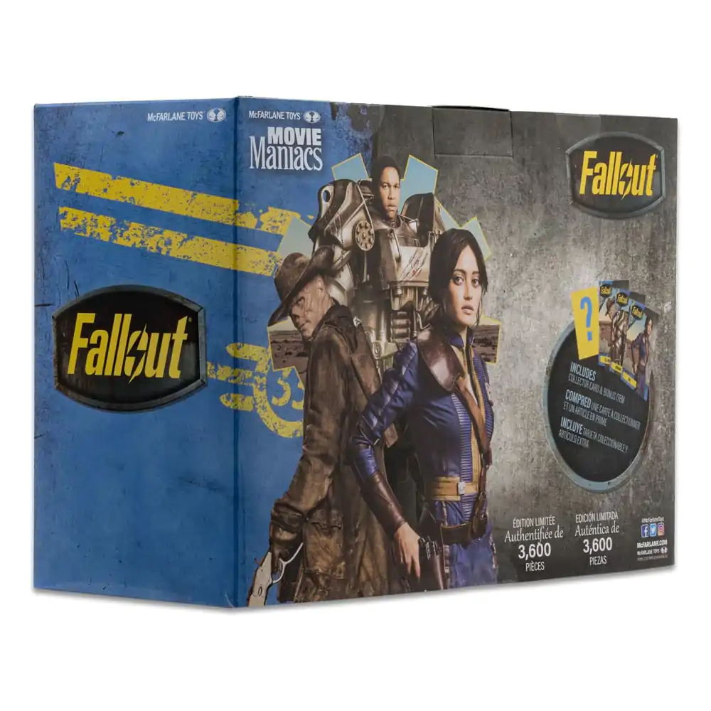 Fallout Movie Maniacs Action Figure 3-Pack Lucy &amp; Maximus &amp; The Ghoul (GITD) (Gold Label) 15 cm product photo