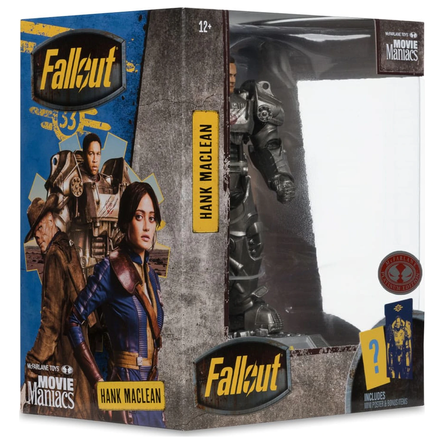 Fallout Movie Maniacs Action Figure Hank Maclean (Season 2) (Red Platinum Edition) 17 cm product photo