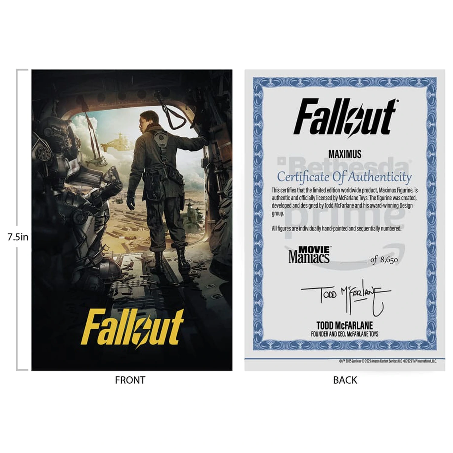 Fallout Movie Maniacs Action Figure Maximus (Season 2) 17 cm product photo