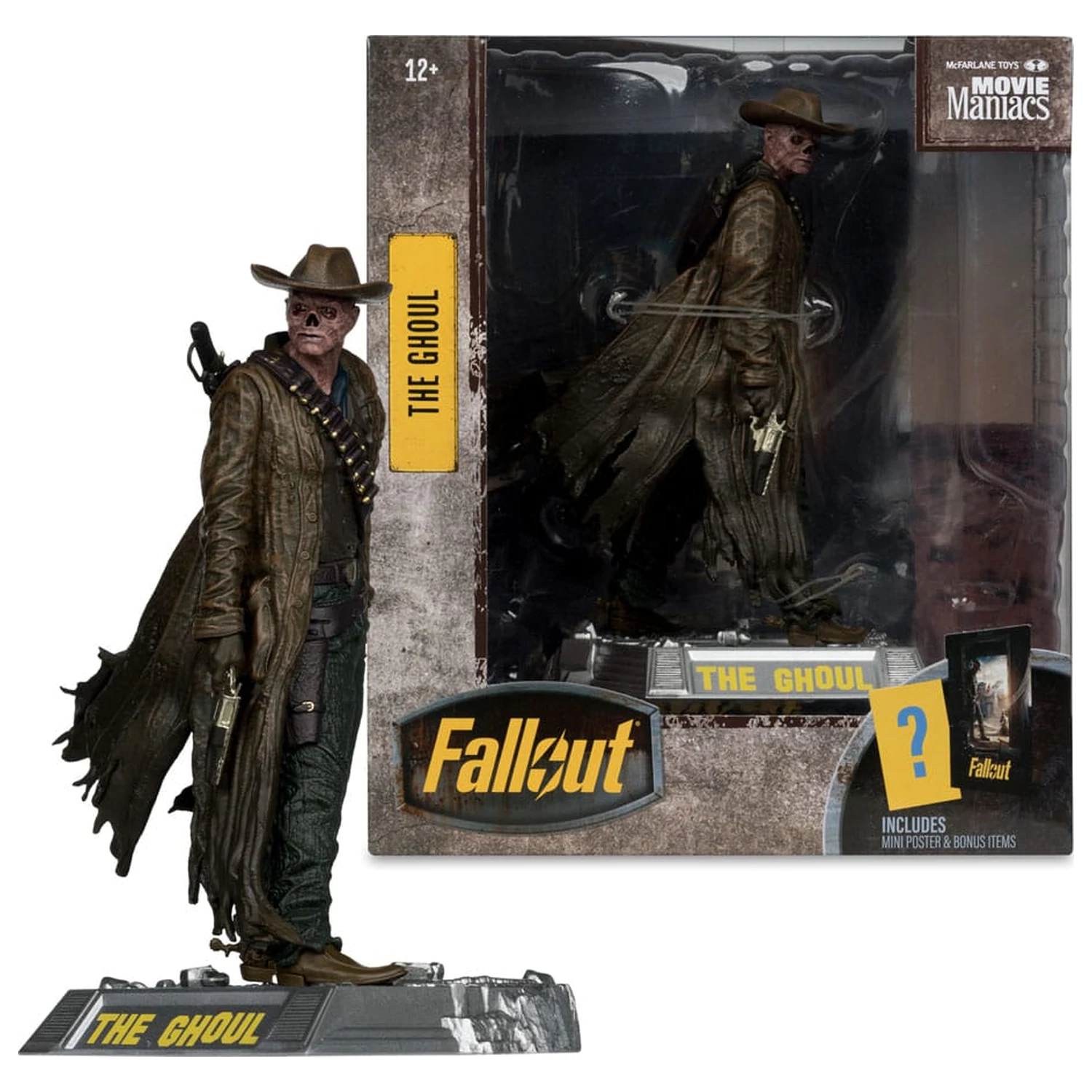 Fallout Movie Maniacs Action Figure The Ghoul (Season 2) 17 cm product photo