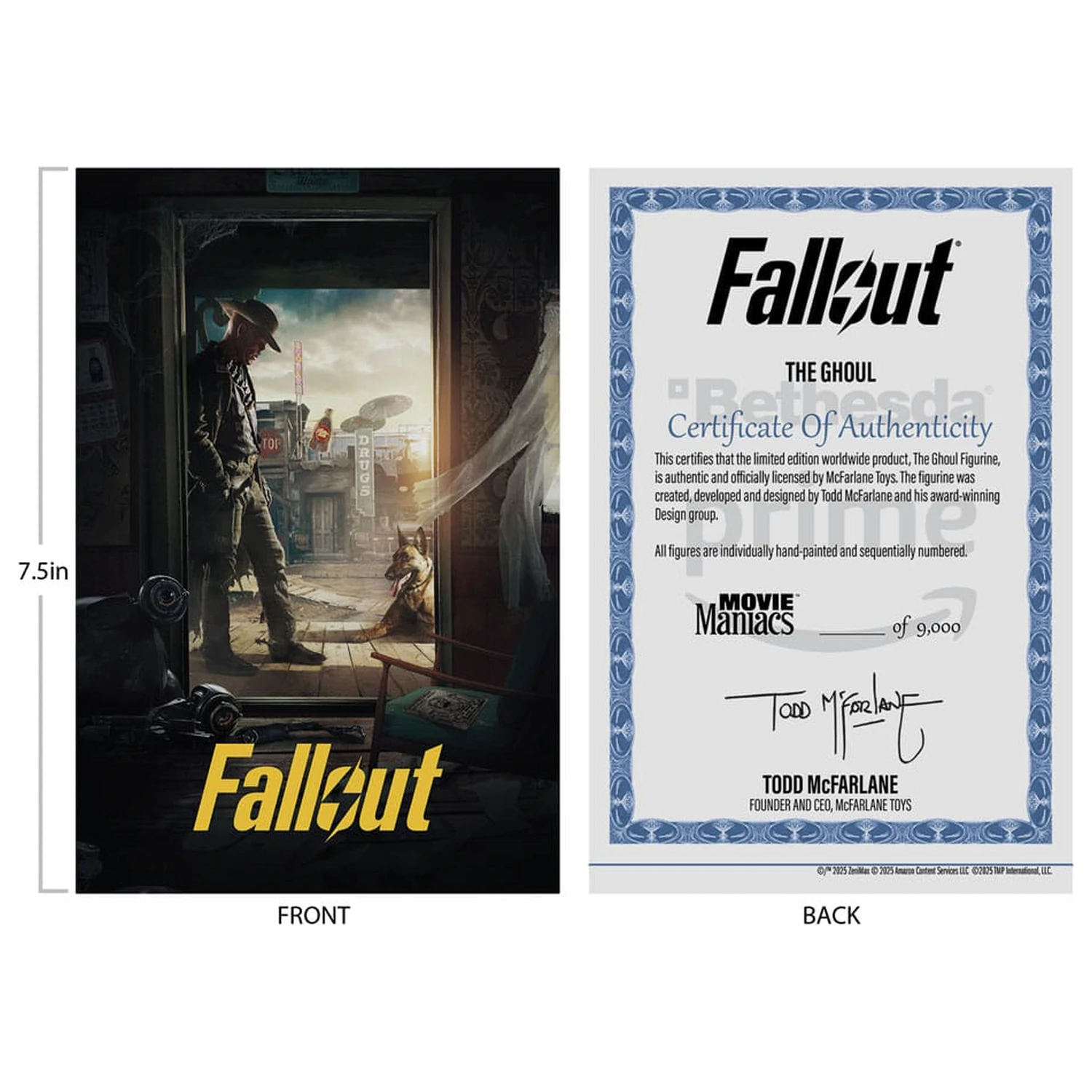 Fallout Movie Maniacs Action Figure The Ghoul (Season 2) 17 cm product photo