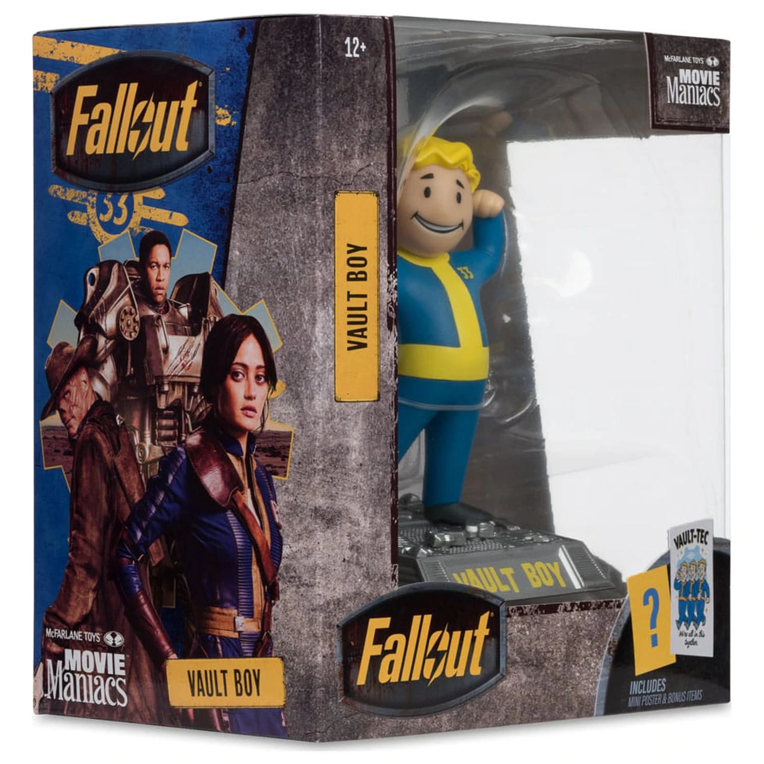 Fallout Movie Maniacs Action Figure Vault Boy Version 1 14 cm product photo