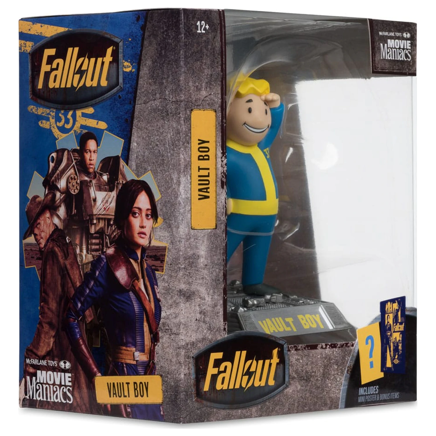 Fallout Movie Maniacs Action Figure Vault Boy Version 3 14 cm product photo