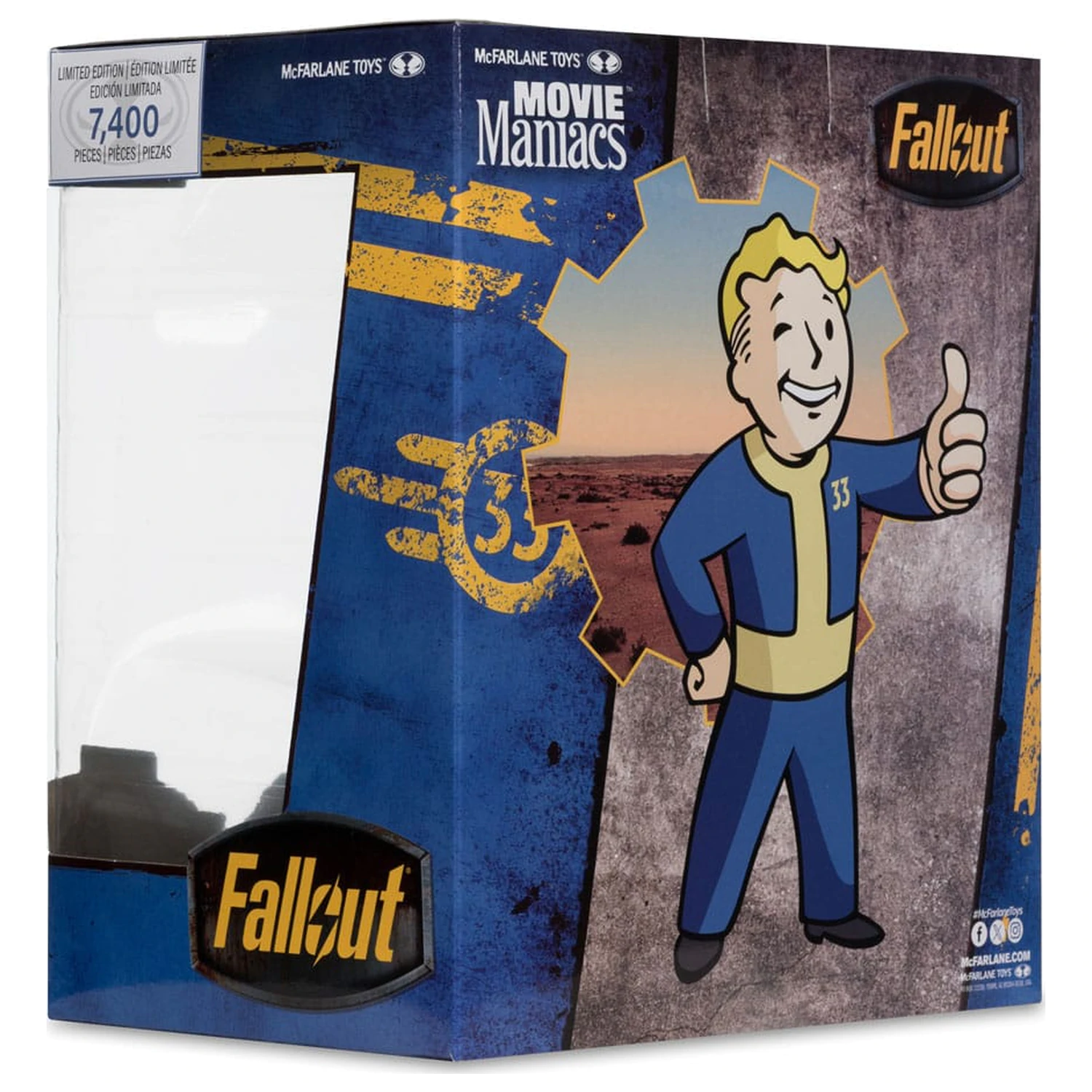Fallout Movie Maniacs Action Figure Vault Boy Version 3 14 cm product photo