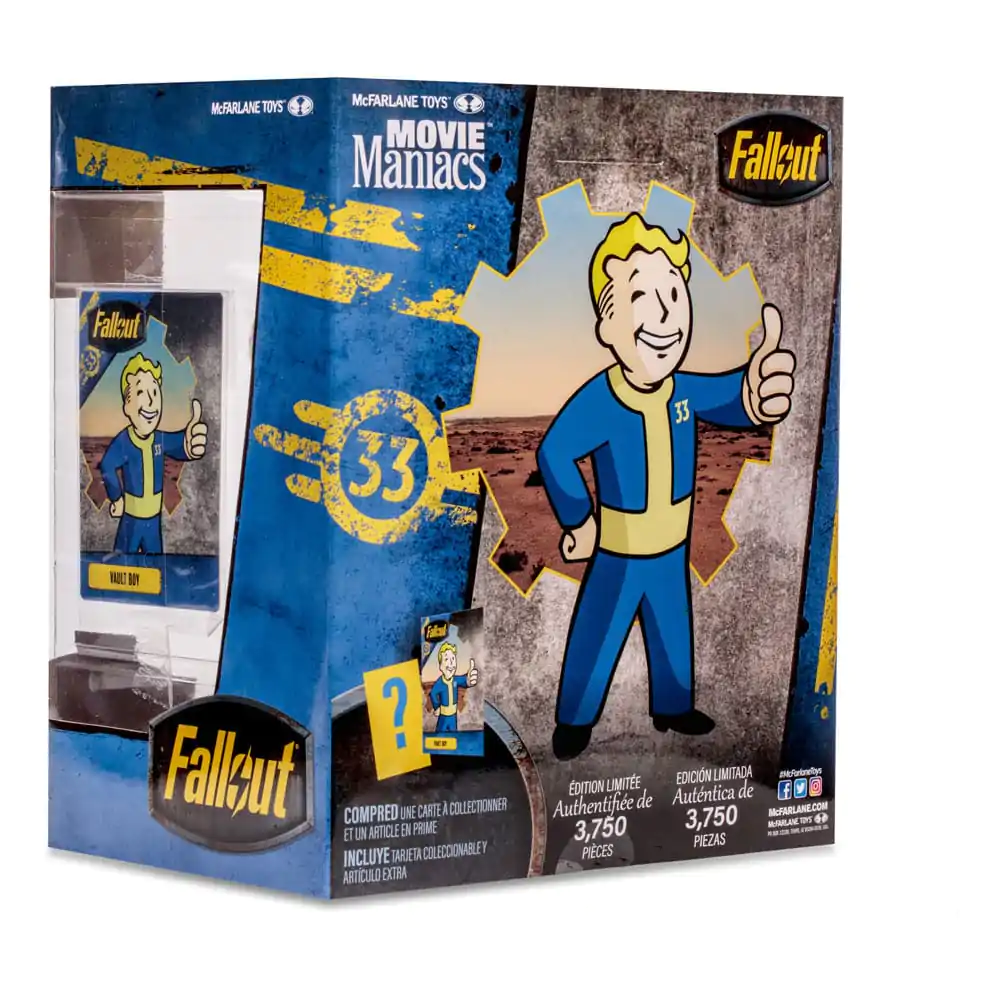 Fallout Movie Maniacs Action Figure Vault Boy (Gold Label) 15 cm termékfotó