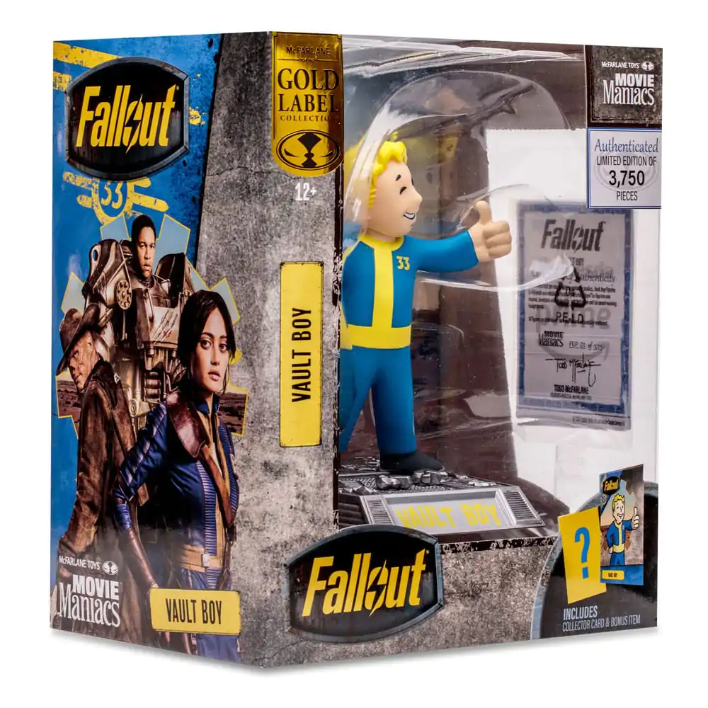 Fallout Movie Maniacs Action Figure Vault Boy (Gold Label) 15 cm termékfotó