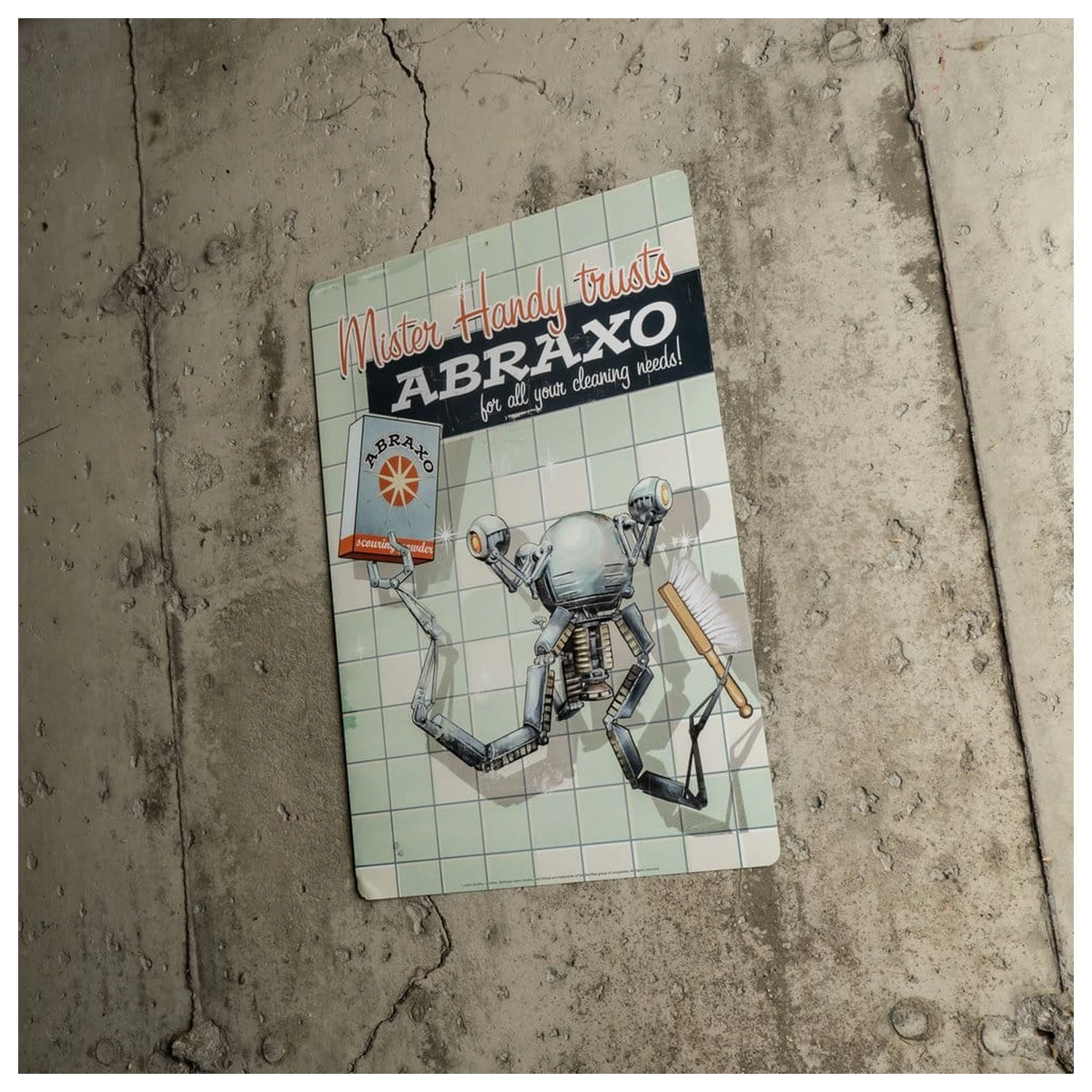 Fallout Metal Sign Mr. Handy product photo